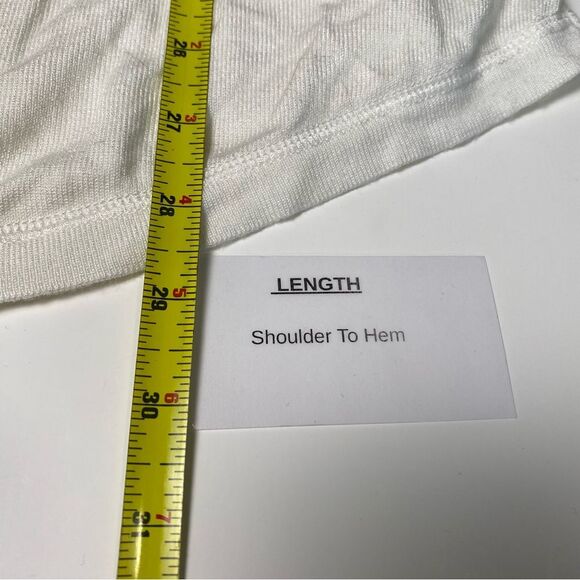 Soft Surroundings Margulies Tunic Sweater In Ivory Pearl Women's Size Small - Picture 14 of 14